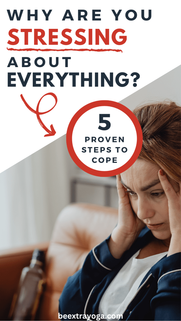 Why are you stressing about everything Pinterest pin.
