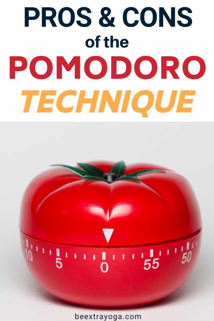 Pros and cons of the Pomodoro technique.