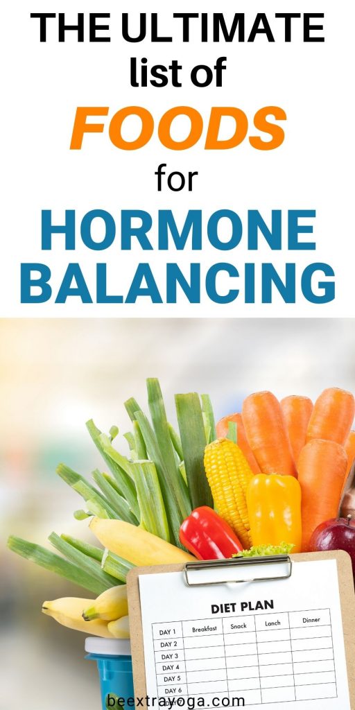 The ultimate list of foods for hormone balancing.