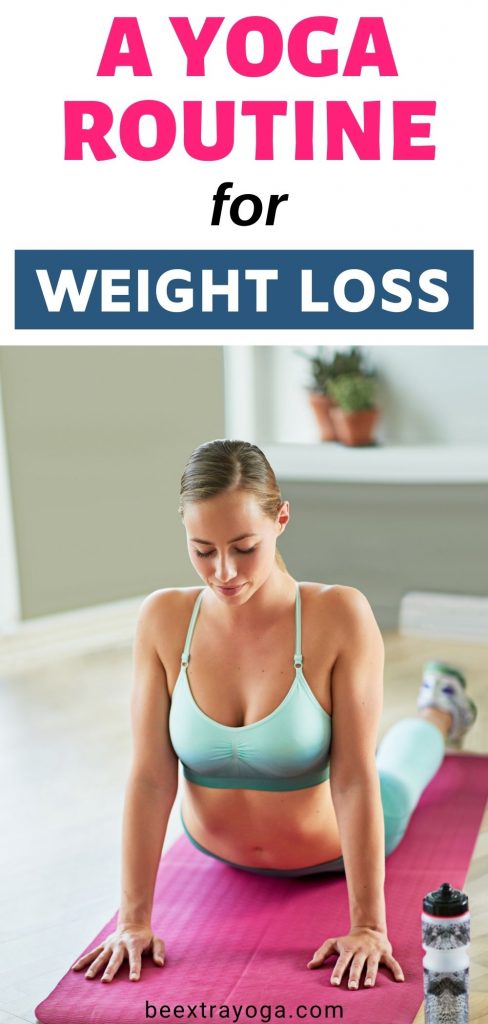 A yoga routine for weight loss.