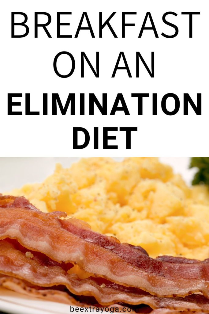 Breakfast on an elimination diet.