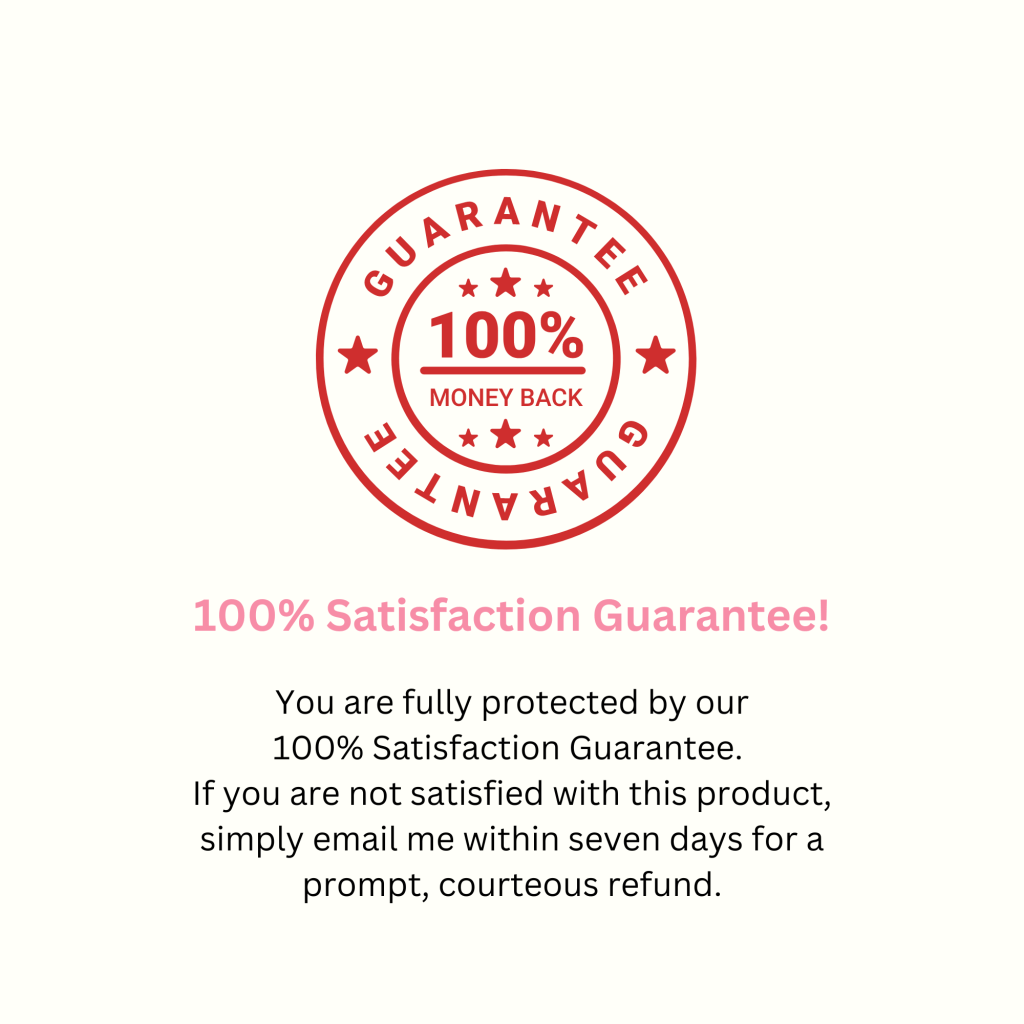 Be Extra Yoga 100% satisfaction guarantee.