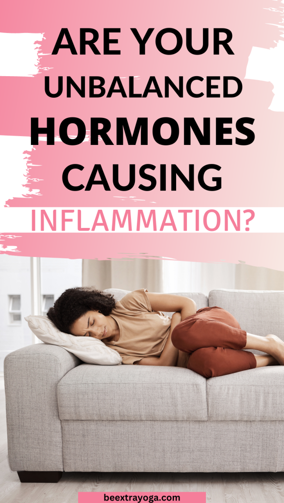 Are your unbalanced hormones causing inflammation Pinterest pin.