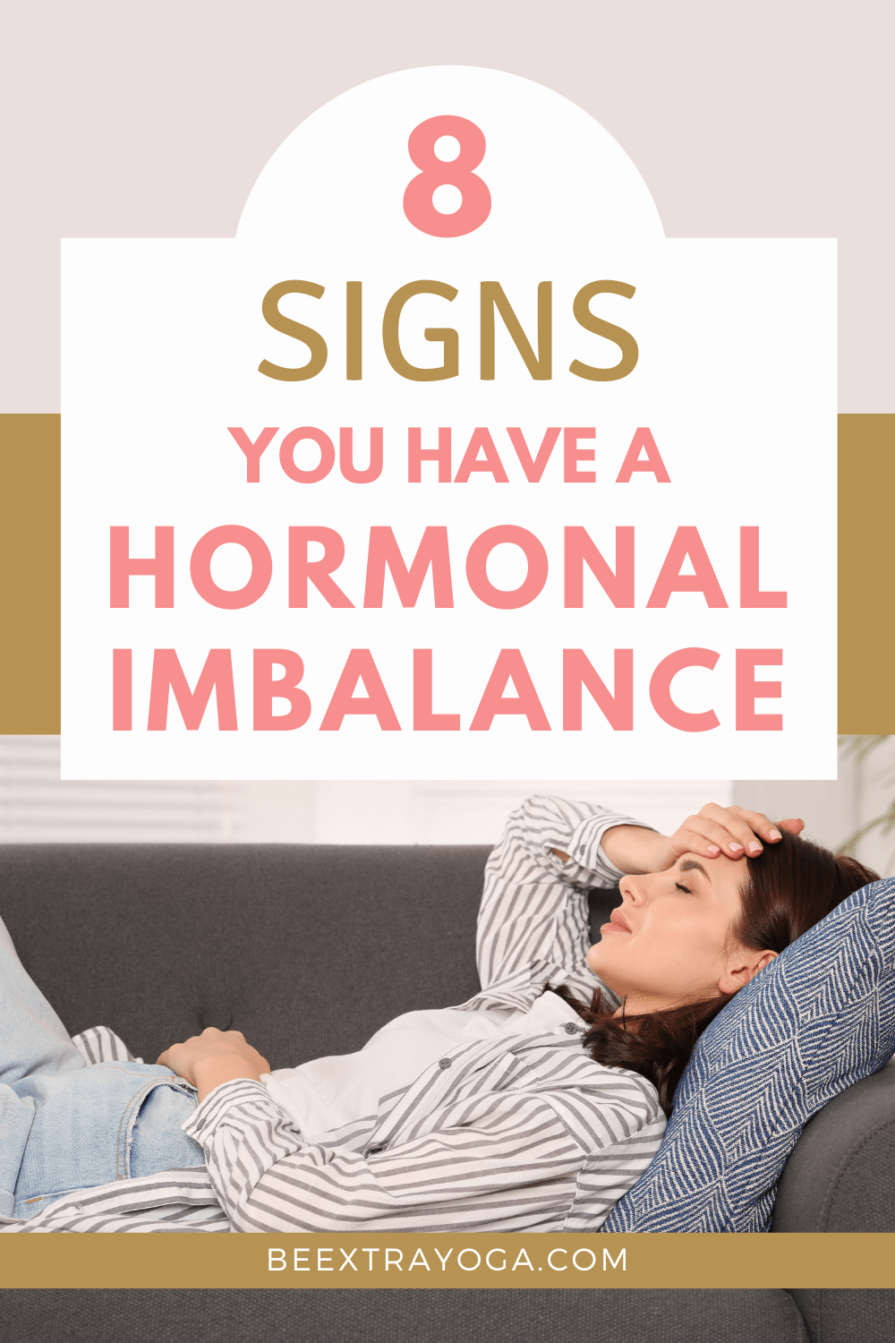 Signs you have a hormonal imbalance Pinterest pin.